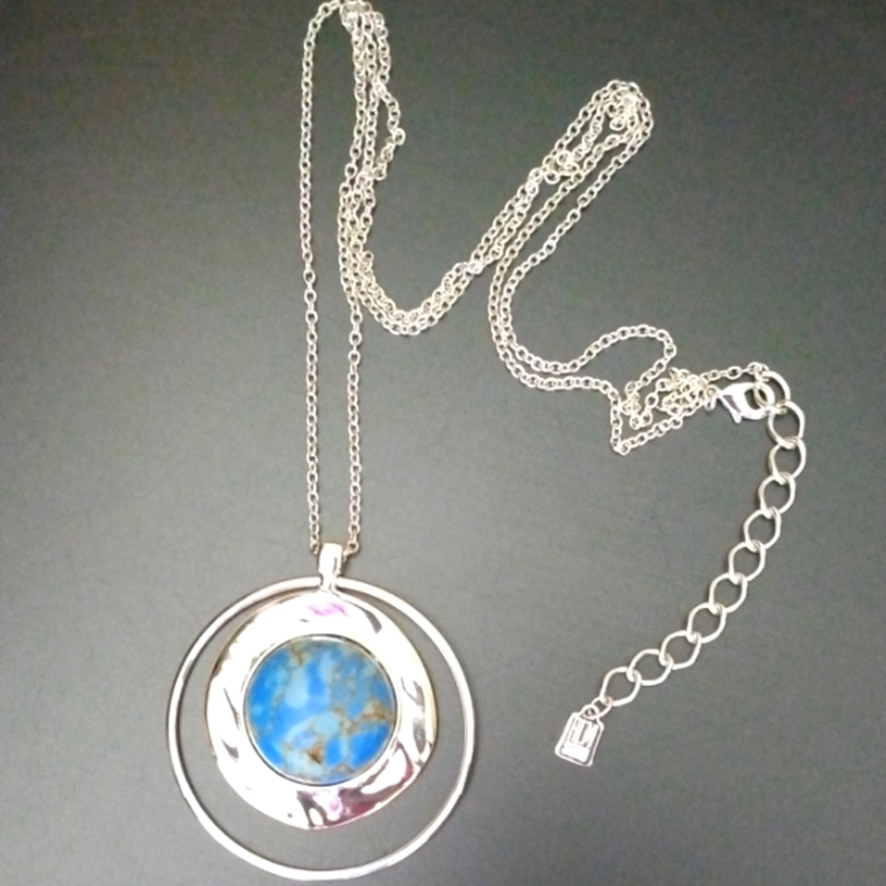 Robert Lee Morris "Gaia' Mother Earth  Pendant Necklace